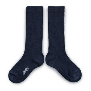 Collégien - Adèle Merinowollsocken | Nachtblau