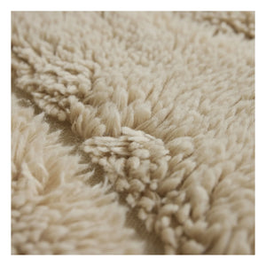 HKliving - Unendlicher Wollteppich | Creme