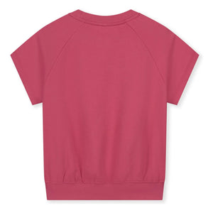 Gray Label - Bio-Baumwoll-Kurzarm-Sweatshirt | Fuchsia
