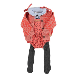 Piupiuchick - Leoparden-Wollweste | Rosa