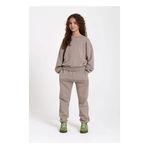 Smallable Kid - Kiwi Bio-Baumwoll-Jogger | Taupe Grau