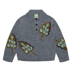 FUB - Feiner Strick Merinowolle Bootneck Pullover | Grau