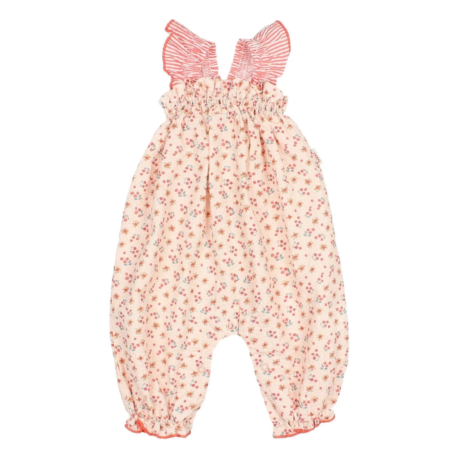 Búho - Flauschiger Baby-Strampler | Peach