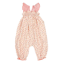 Búho - Flauschiger Baby-Strampler | Peach