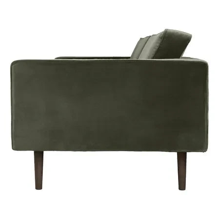Broste Copenhagen - Wind Velvet 3-Sitzer Sofa | Olivgrün