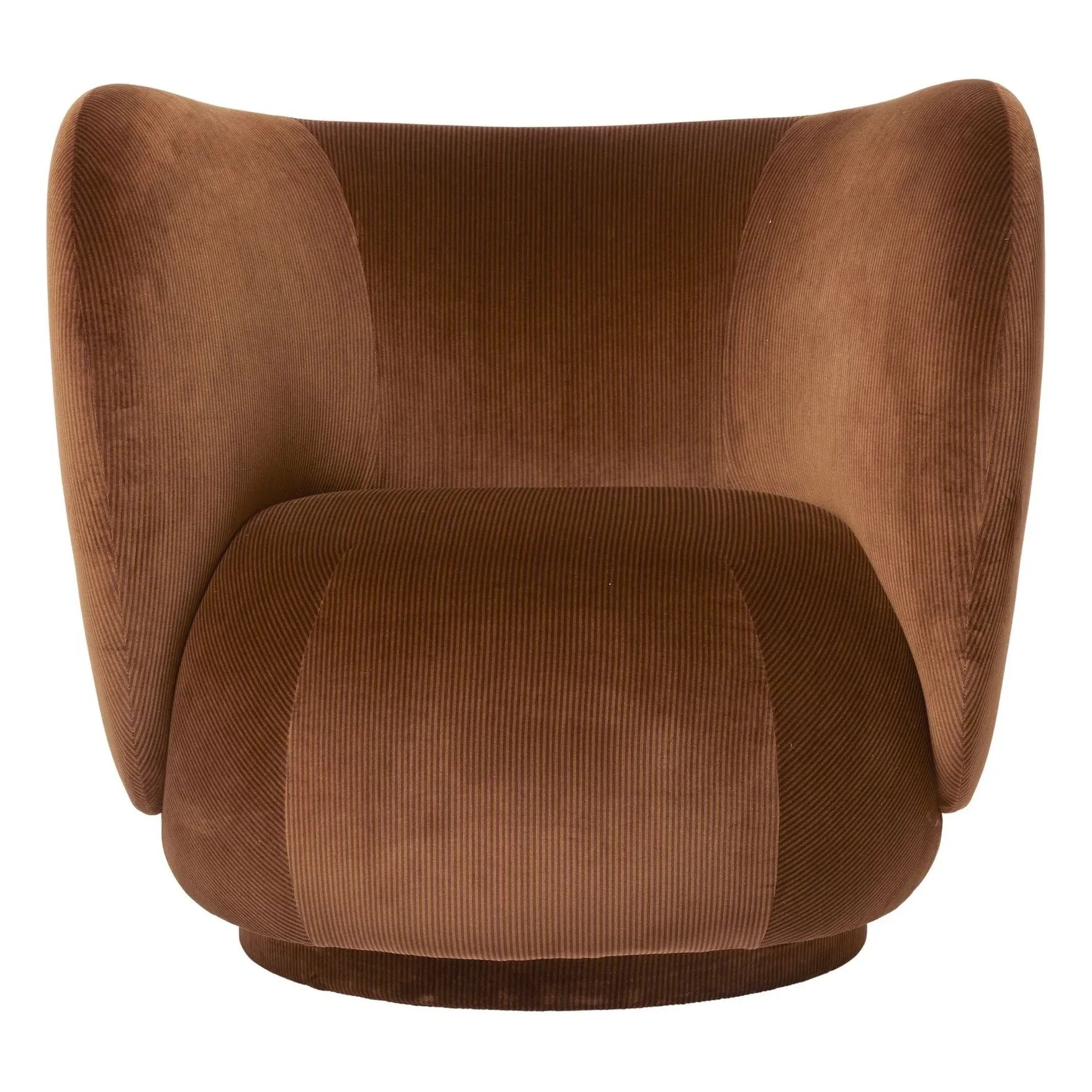 Ferm Living - Rico Samt-Sessel | Rost