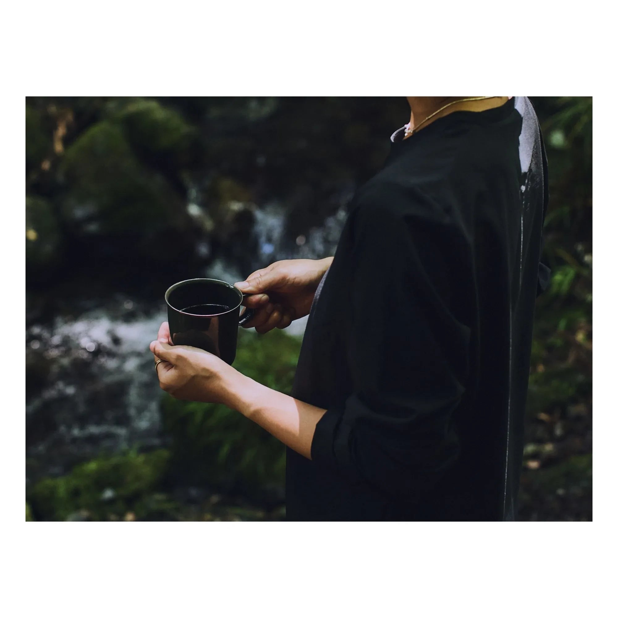 Kinto - Foris Emaille-Tasse | Waldgrün
