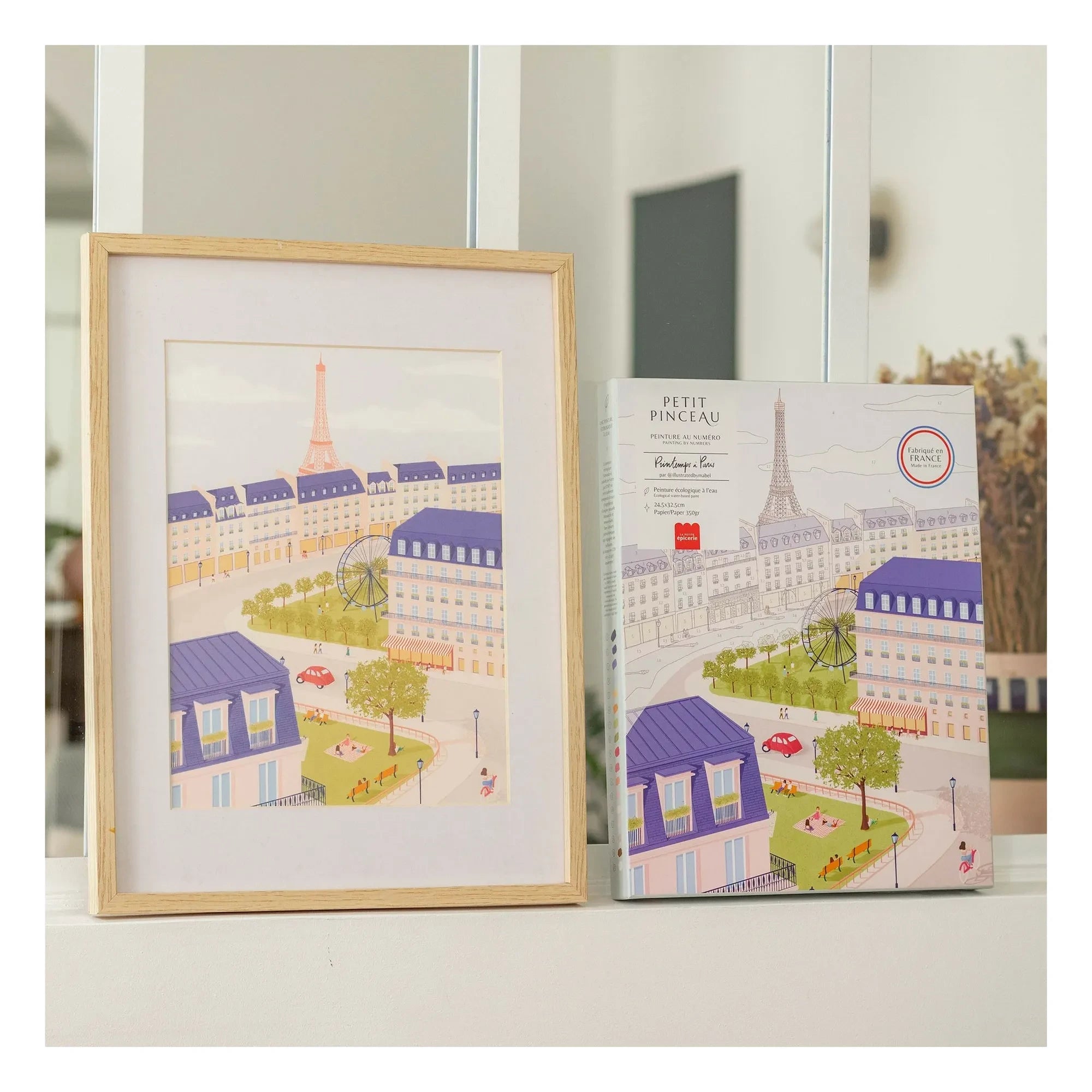 La Petite Épicerie - Malen-nach-Zahlen-Set - Ein Frühling in Paris von Mabel Sorrentino