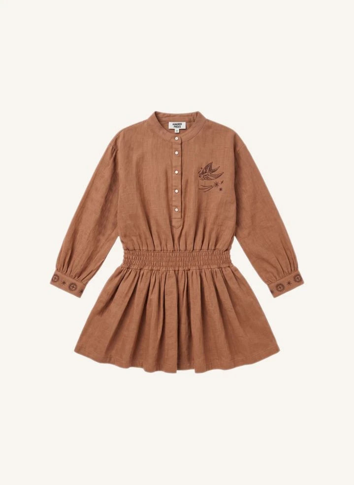 Hundred Pieces - Enoha Stern Kleid | Braun