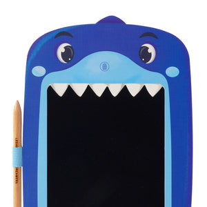 Legami - Shark Tragbarer LCD-Zeichentafel aus Karton - Magic Sketch Board