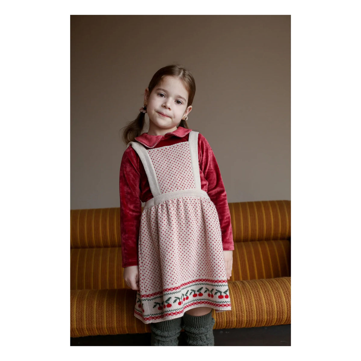 Kalinka - Ornela Merino-Wollkleid | Beige