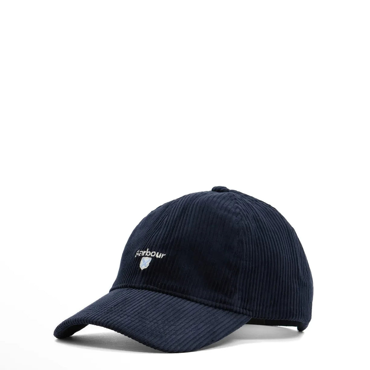 Barbour - Preston Samt-Basecap | Dunkelblau