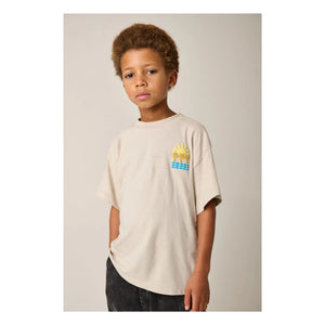 Trocknergeeignet – Oversize-T-Shirt „Saltwater“ | Recycelte Baumwolle | Ecru