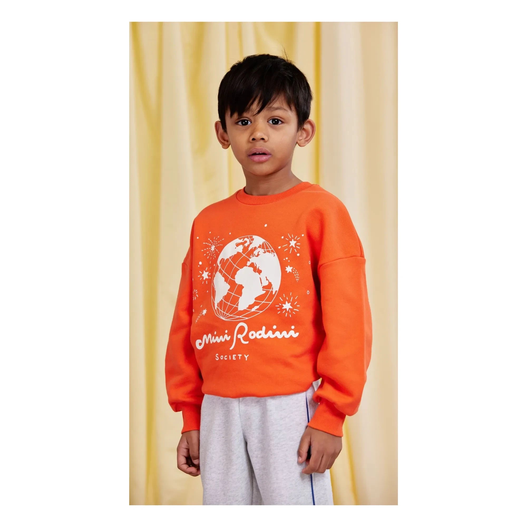 Mini Rodini - Mini Rodini Bio-Baumwoll-Sweatshirt | Rot