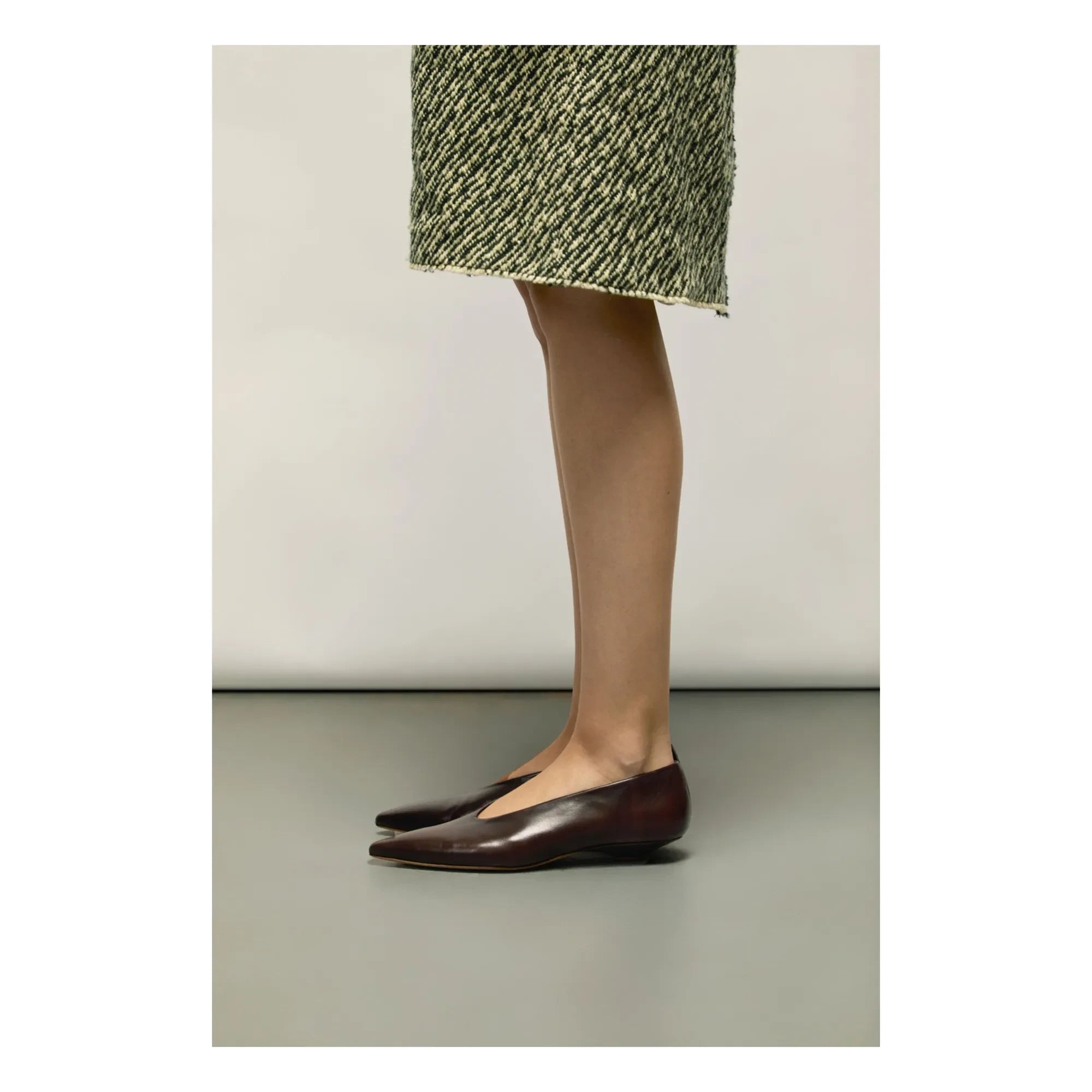 Augusta - Slingback aus Freya-Leder | Braun