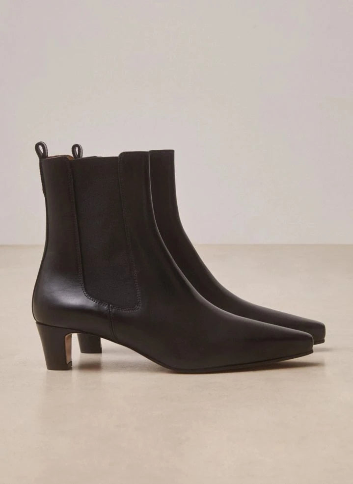Rivecour - n°525 Lederstiefel | Schwarz