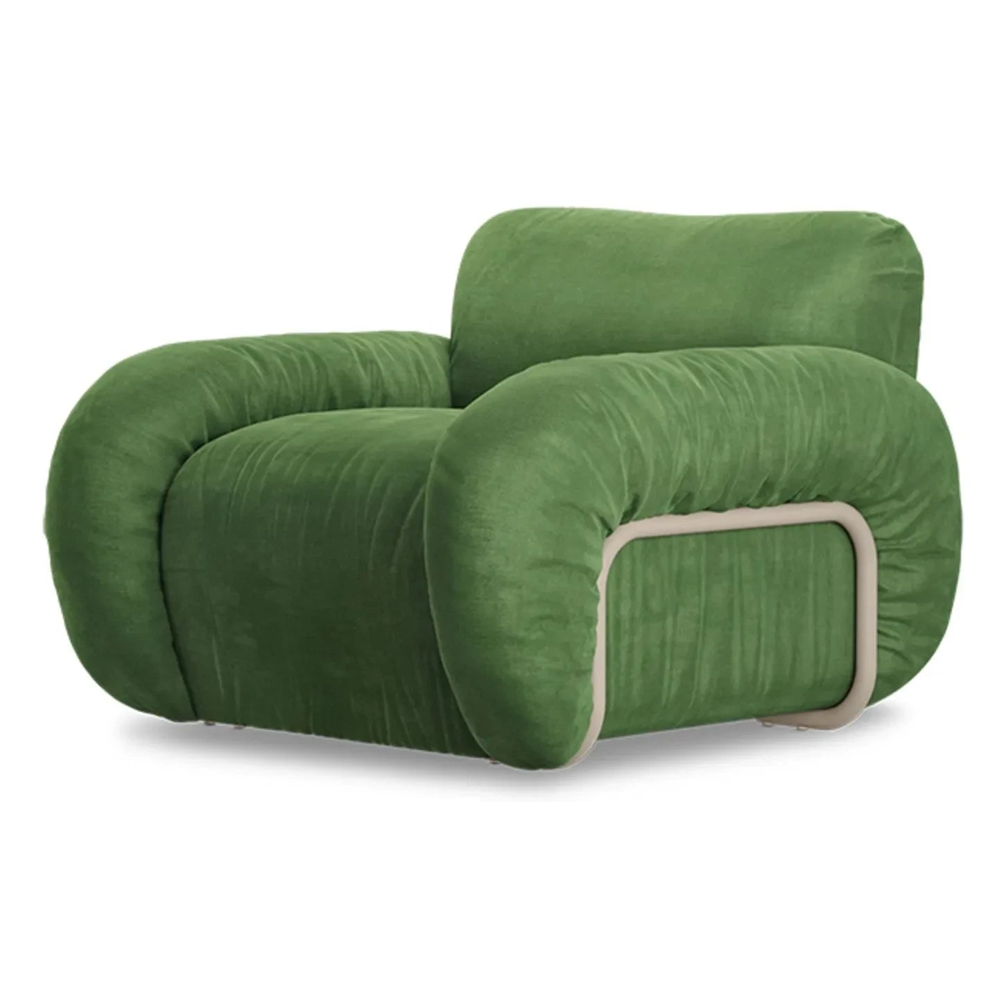 HKliving - Arc Samt Lounge-Sessel | Grün