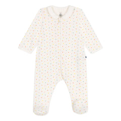 Petit Bateau - Strampler mit Füßen aus Bio-Baumwolle | Weiß