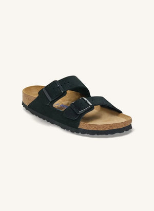 BIRKENSTOCK - Arizona SFB Wildledersandale | Schwarz