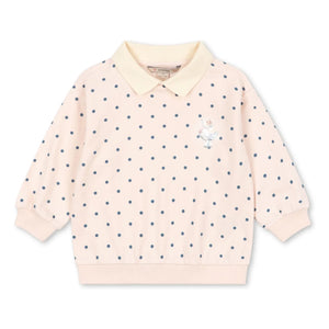 Konges Sløjd - Gepunktetes Sweat-Polo | Blassrosa