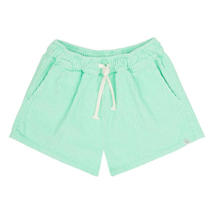 Jenest - Lou Samt Bio-Baumwoll-Shorts | Türkis