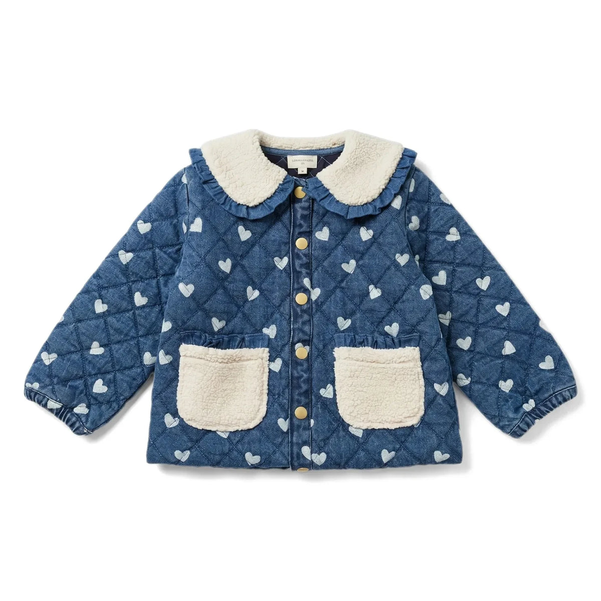 Louis Louise - Carda Hearts Denim-Mantel | Mavi