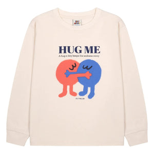 Jelly Mallow - "Hug Me" T-Shirt | Ecru