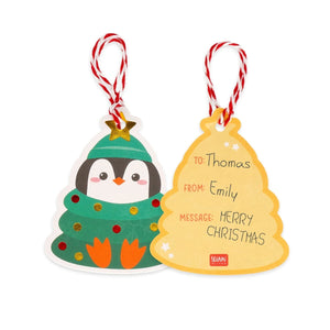 Legami - Set 10 Weihnachtsgeschenkanhänger