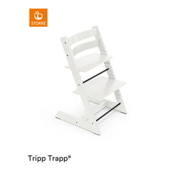 Stokke® - Tripp Trapp® Hochstuhl aus Buchenholz | Weiß