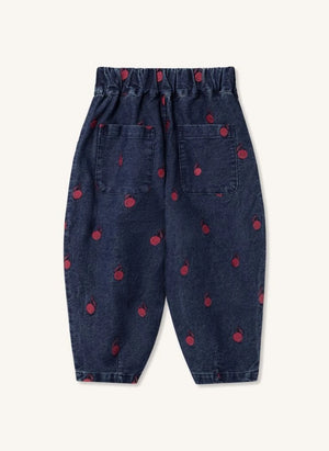 Fliink - Bestickte Jeans | Dunkelblau