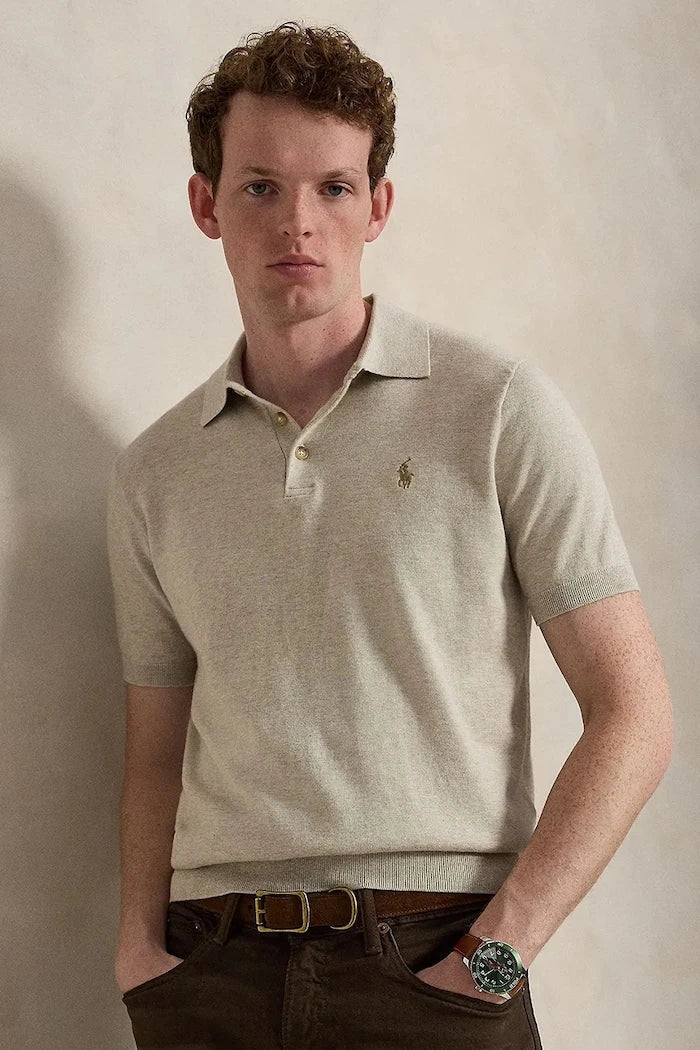 Polo Ralph Lauren Erkek Pamuk Kısa Kollu Kazak
