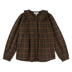 Emile et Ida - Eboto Flanel Bluz | Kahverengi