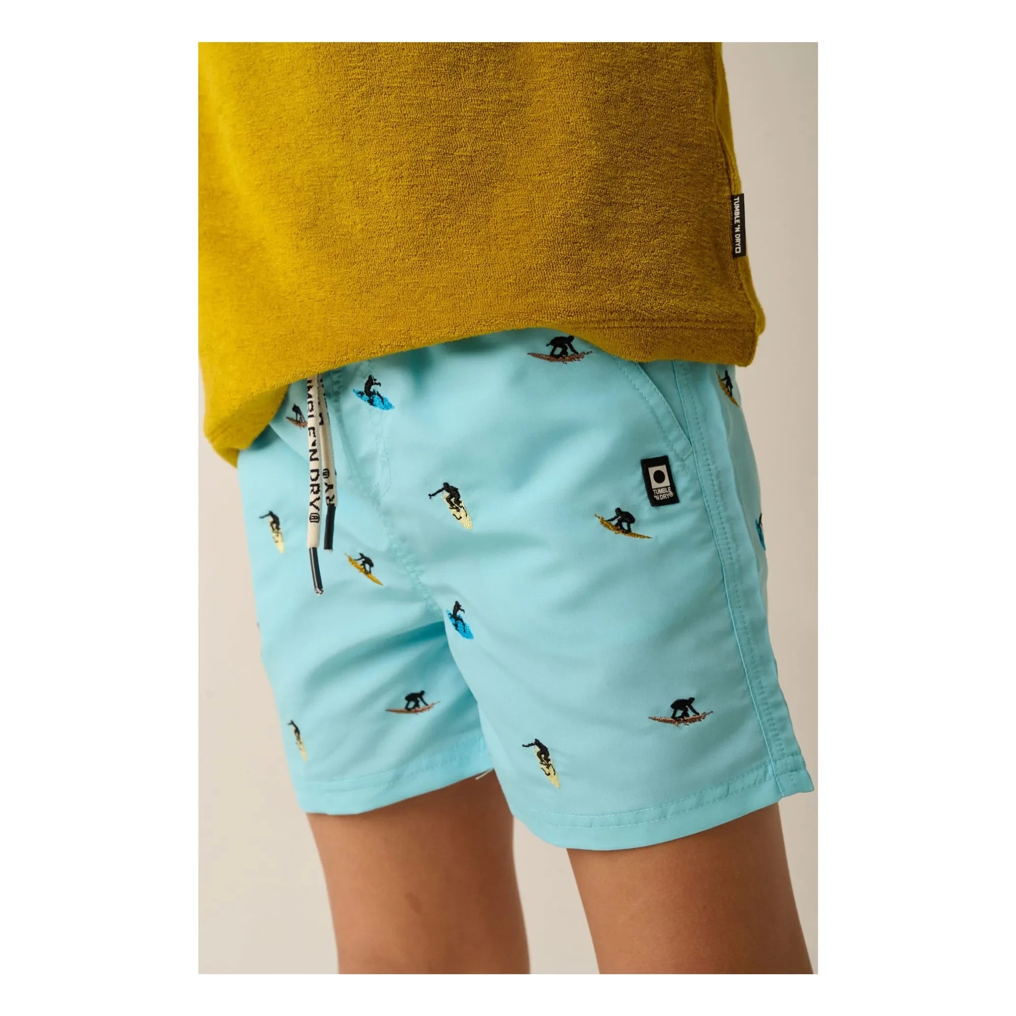 Tumble N'Dry - Surfando Badeshorts aus recycelten Fasern | Hellblau