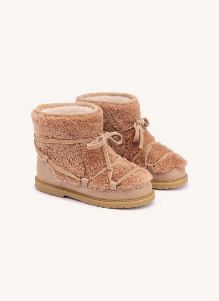 Donsje - Inuka Pelzgefütterte Stiefel | Beige