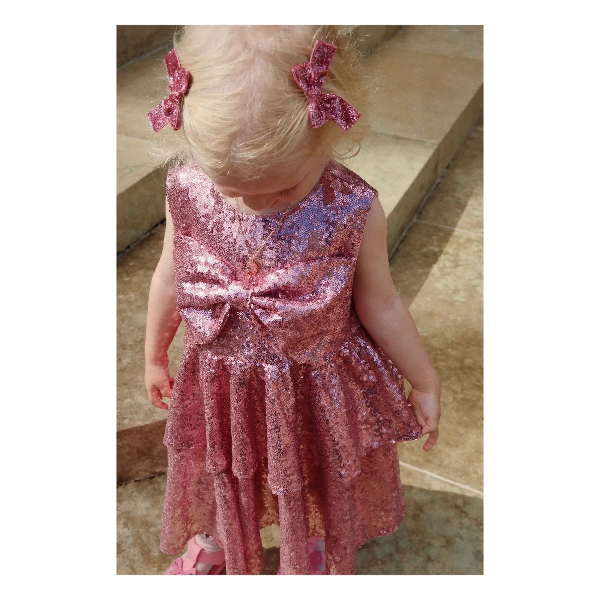Konges Sløjd - Paillettenkleid Rosie | Rosa