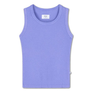 Repose AMS - Geripptes Tanktop Bio-Baumwolle | Lila