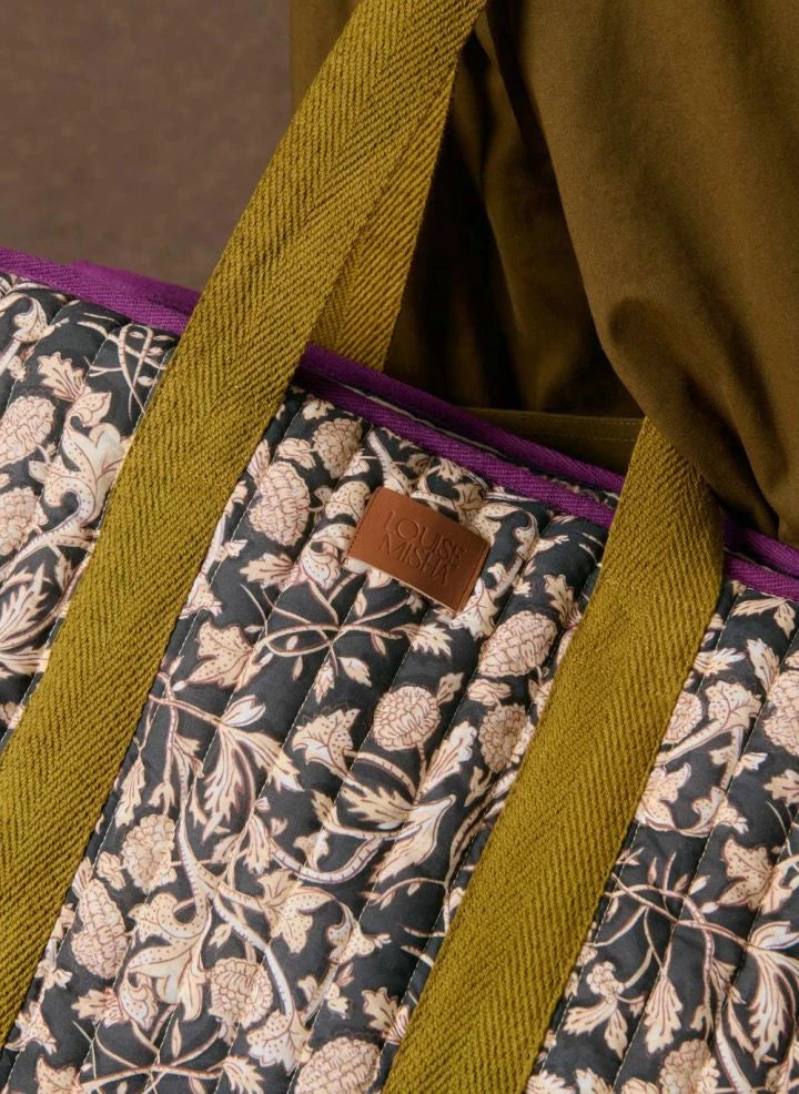 Louise Misha - 36 Stunden Organischer Baumwoll-Tote Bag | Schwarz