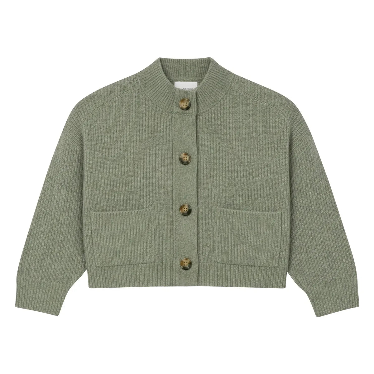 Kujten - Milan Kaschmir-Cardigan | Melange Khaki