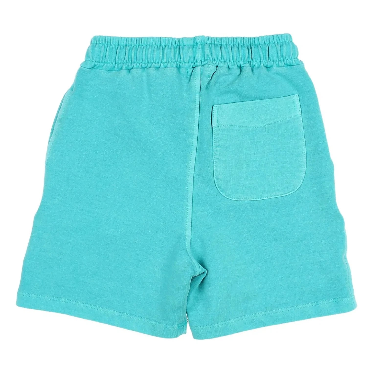 Búho – Bermudashorts aus Bio-Baumwollfleece | Aqua