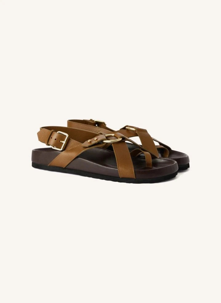 Soeur - Mexiko Leder-Sandale | Bronze