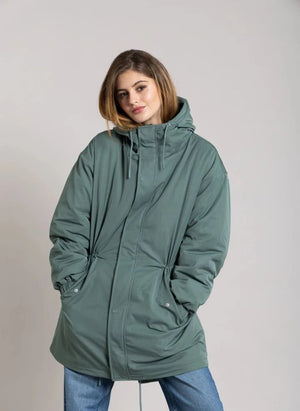 Smallable Woman - Zebra mit recycelter Faser gefütterter Parka | Teal