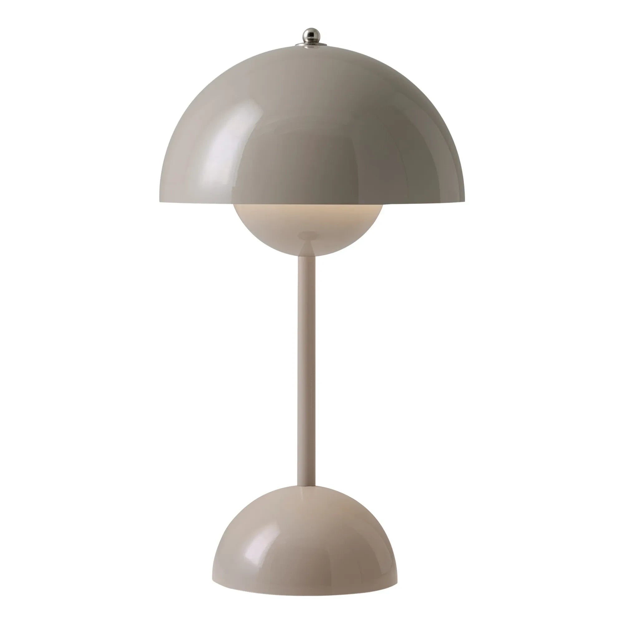 & Tradition - VP9 Flowerpot tragbare Tischlampe, Vernon Panton | Grau