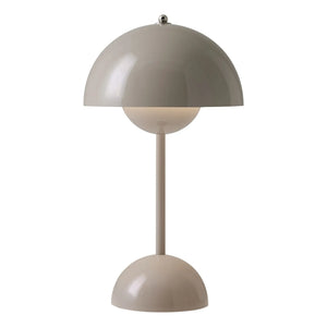& Tradition - VP9 Flowerpot tragbare Tischlampe, Vernon Panton | Grau