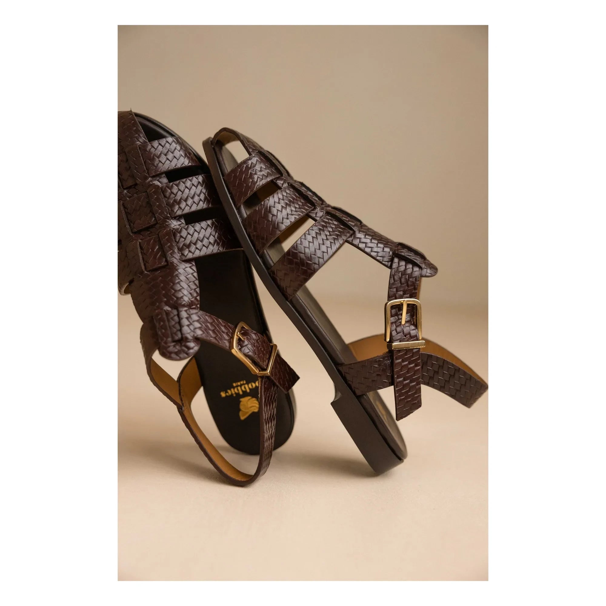 Bobbies - Deri Sandalen | Kaffee