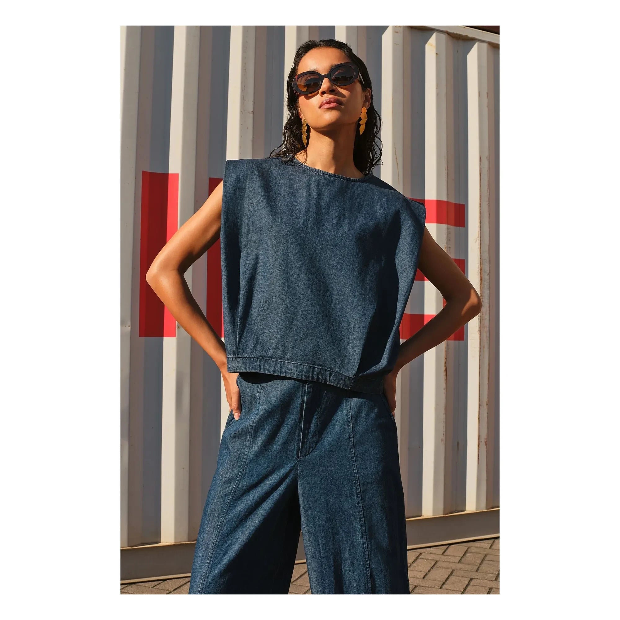 By Bar - Ginza Denim Üst | Lacivert