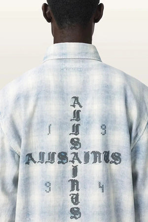 AllSaints pamuk erkek gömlek SANTOS