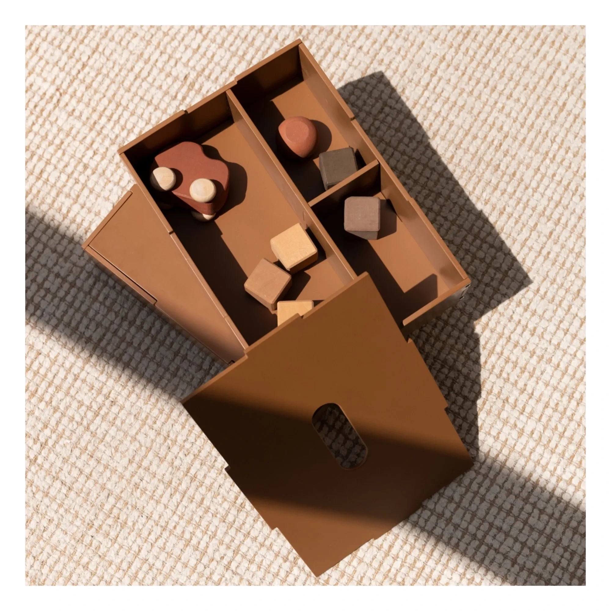 Nofred - Aufbewahrungsbox mit Holzdeckel | Braun