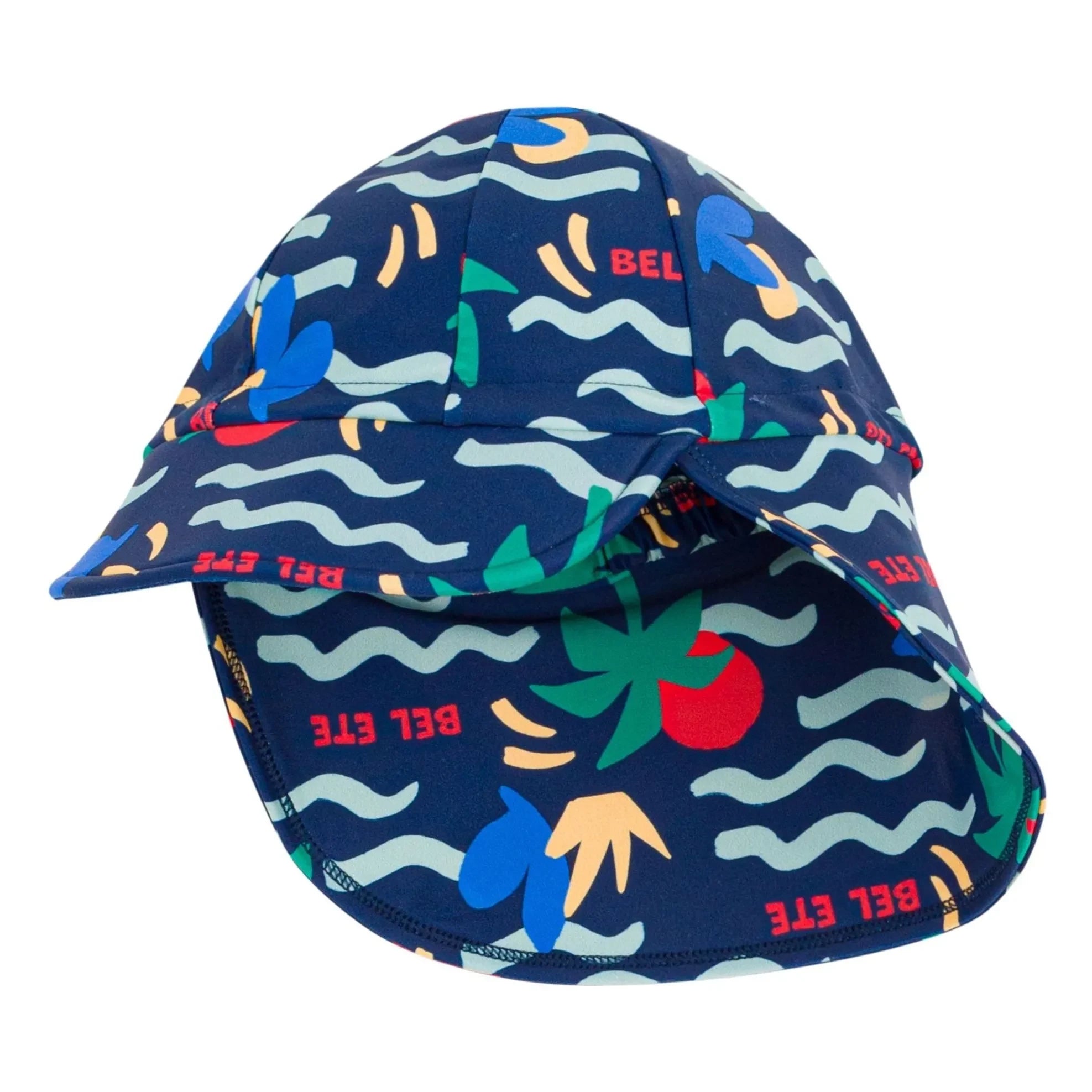 Petit Bateau - Sonnenhut mit UV-Schutz aus recycelten Fasern | Marineblau