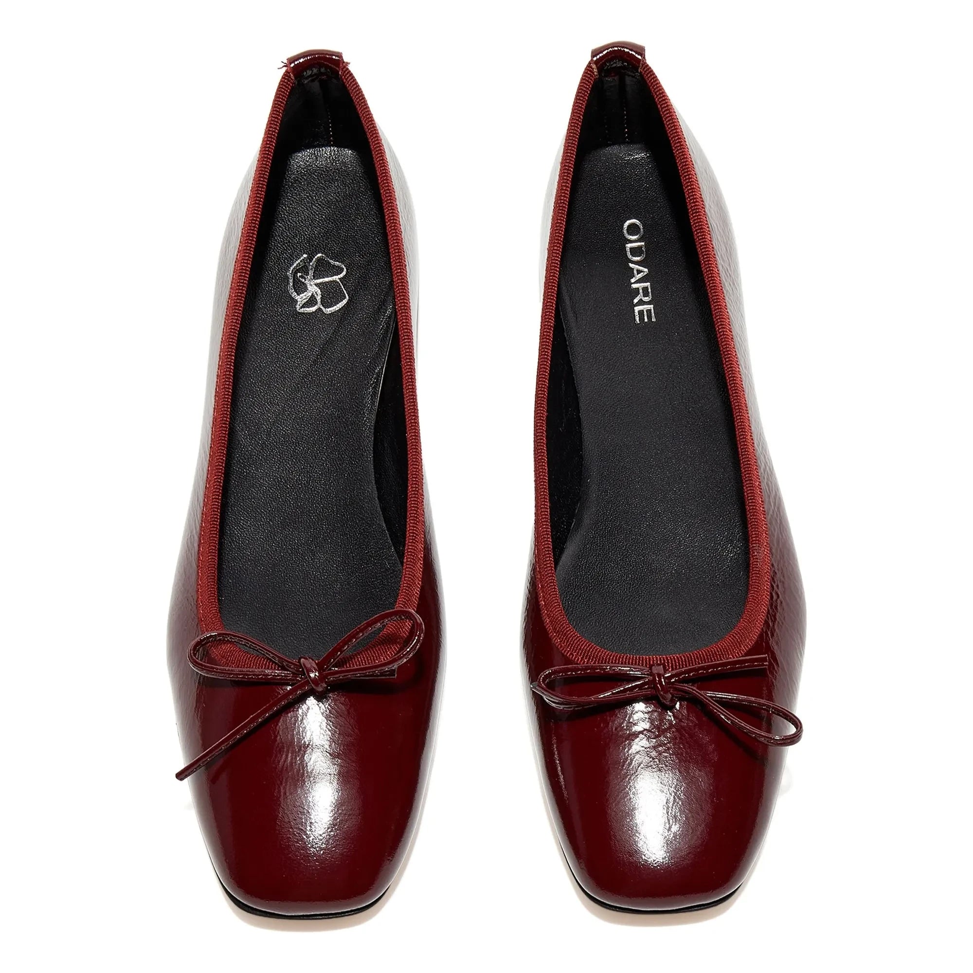 Odare - Perla Venice Ballerinas | Dunkelrot