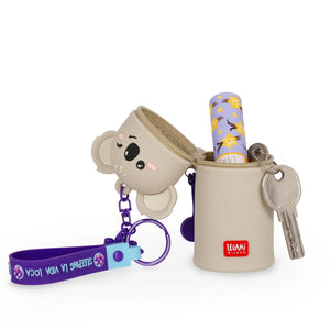 Legami - Koala-Münzbörse mit Schlüsselring - Mini Kawaii